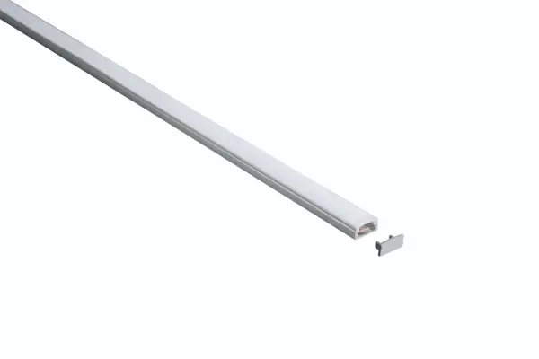 SURFACE ALUMINIUM EXTRUSION 9.6MM DE PROFONDEUR 16MM LARGEUR INTÉRIEURE 2M DE LONGUEUR