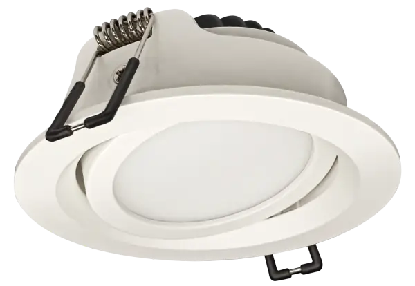 SLOGAN TILT 6.5W CCT Selectable 3000K 4000K 5000K 65000K Slim Dimmable Downlight