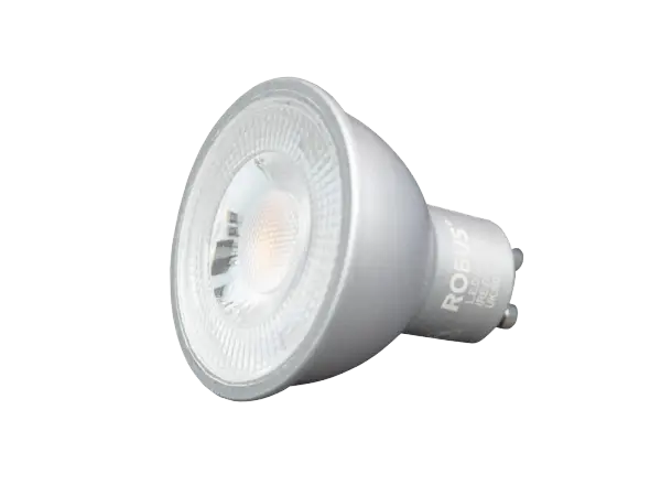 DELPHI 5.5W LED GU10 Lamp Dim To Warm 1800-2700K Silver