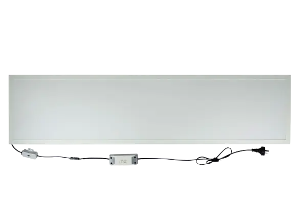 DALLAS 40W LED Panel CCT Selectable 3000K 4000K 6500K 300x1200 Low Flicker White c/w Flex&Plug