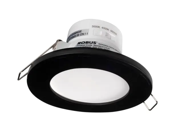 Collerette Noire Mat Pour ROXANA