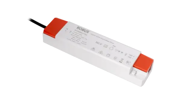 VEGAS 60W 12/24V Dual Voltage Driver Non-Dimmable IP20 c/w Flex & Plug