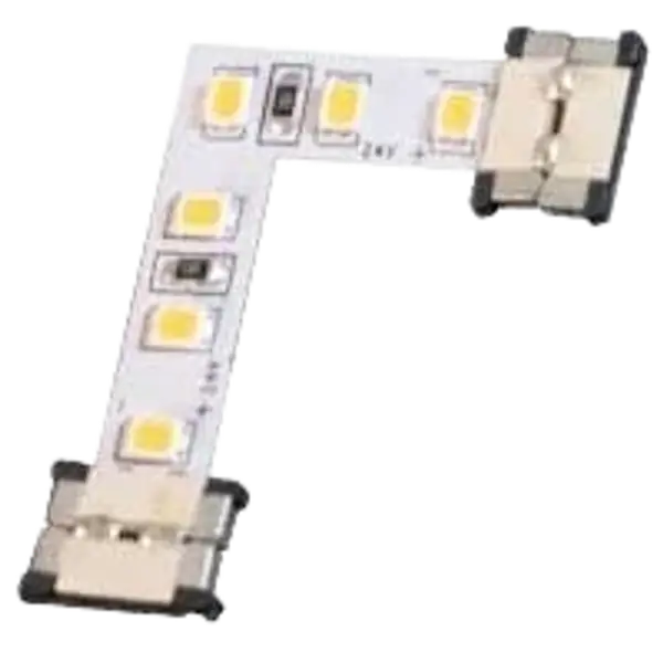 VEGAS EASY CLIP L-STRIP Right Connector  9.6W/ 24V 3000K Priced Per 1pc