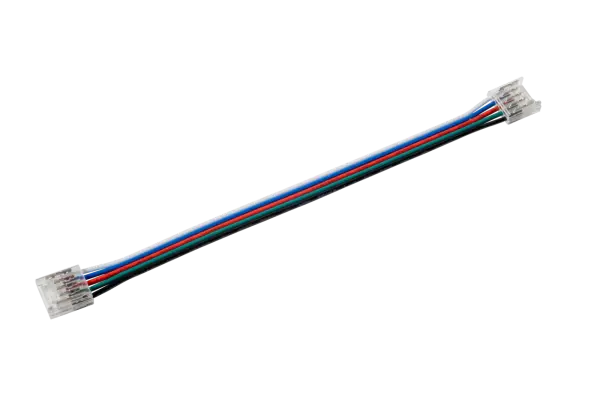 VEGAS EASY CLIP Connector For 12V And 24V RGBW IP20/ Strip-To-Strip With 150mm Wire/ Priced Per 1 pc